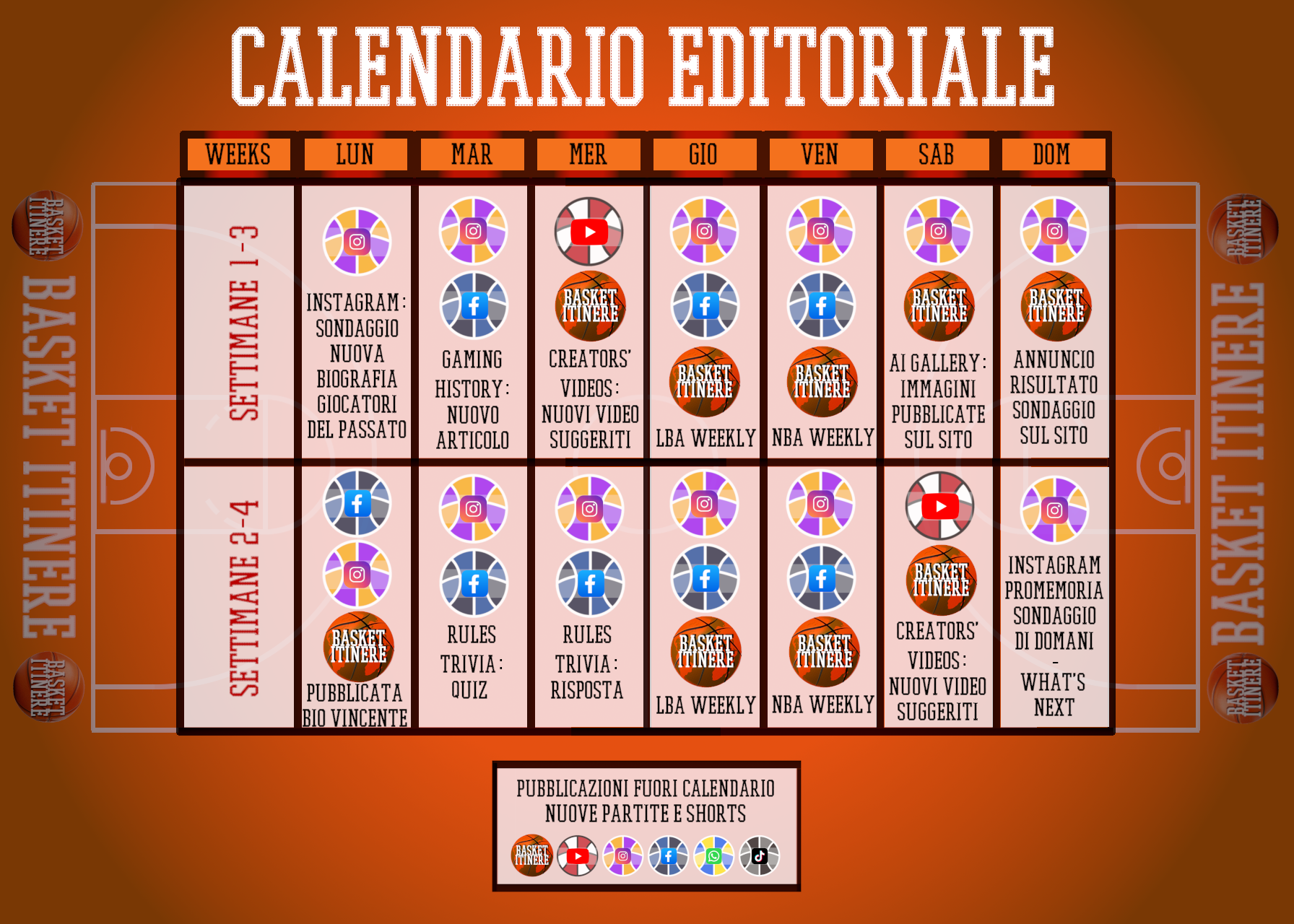 Calendario Editoriale